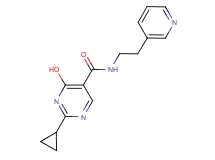 2-cyclopropyl-4-hydroxy-N-(2-pyridin-3-ylethyl)pyrimidine-5-carboxamide