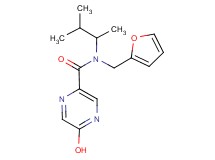N-(1,2-dimethylpropyl)-N-(2-furylmethyl)-5-hydroxypyrazine-2-carboxamide