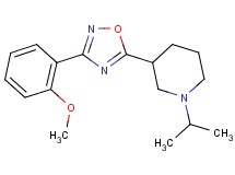 1-isopropyl-3-[3-(2-methoxyphenyl)-1,2,4-oxadiazol-5-yl]piperidine trifluoroacetate