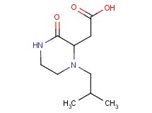 (1-isobutyl-3-oxo-2-piperazinyl)acetic acid