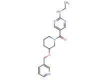 N-ethyl-5-{[3-(pyridin-3-ylmethoxy)piperidin-1-yl]carbonyl}pyrimidin-2-amine