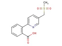 2-{5-[(methylsulfonyl)methyl]pyridin-2-yl}benzoic acid