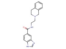 N-[2-(3,4-dihydroisoquinolin-2(1H)-yl)ethyl]-1H-benzimidazole-5-carboxamide