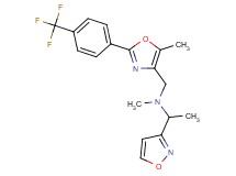 1-(3-isoxazolyl)-N-methyl-N-({5-methyl-2-[4-(trifluoromethyl)phenyl]-1,3-oxazol-4-yl}methyl)ethanamine