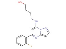 4-{[5-(2-fluorophenyl)pyrazolo[1,5-a]pyrimidin-7-yl]amino}-1-butanol