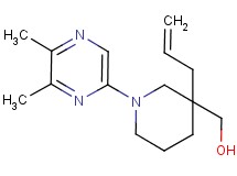 [3-allyl-1-(5,6-dimethyl-2-pyrazinyl)-3-piperidinyl]methanol