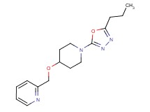 2-({[1-(5-propyl-1,3,4-oxadiazol-2-yl)piperidin-4-yl]oxy}methyl)pyridine