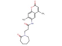 N-(4,7-dimethyl-2-oxo-2H-chromen-6-yl)-3-(2-oxoazepan-1-yl)propanamide