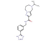 5-isopropyl-N-[3-(1H-tetrazol-5-yl)benzyl]-5,6,7,8-tetrahydro-4H-pyrazolo[1,5-a][1,4]diazepine-2-carboxamide