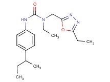 N'-(4-sec-butylphenyl)-N-ethyl-N-[(5-ethyl-1,3,4-oxadiazol-2-yl)methyl]urea