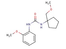 N-[1-(methoxymethyl)cyclopentyl]-N'-(2-methoxyphenyl)urea