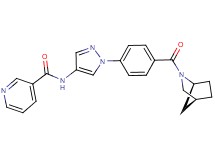 N-(1-{4-[(1S*,4S*)-2-azabicyclo[2.2.1]hept-2-ylcarbonyl]phenyl}-1H-pyrazol-4-yl)nicotinamide
