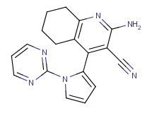 2-amino-4-(1-pyrimidin-2-yl-1H-pyrrol-2-yl)-5,6,7,8-tetrahydroquinoline-3-carbonitrile