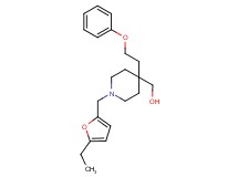 [1-[(5-ethyl-2-furyl)methyl]-4-(2-phenoxyethyl)-4-piperidinyl]methanol