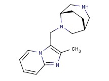 3-[(1R*,5S*)-3,6-diazabicyclo[3.2.2]non-6-ylmethyl]-2-methylimidazo[1,2-a]pyridine