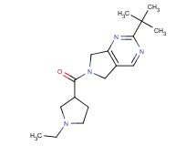 2-tert-butyl-6-[(1-ethylpyrrolidin-3-yl)carbonyl]-6,7-dihydro-5H-pyrrolo[3,4-d]pyrimidine