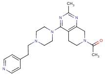 7-acetyl-2-methyl-4-[4-(2-pyridin-4-ylethyl)piperazin-1-yl]-5,6,7,8-tetrahydropyrido[3,4-d]pyrimidine