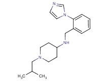 N-[2-(1H-imidazol-1-yl)benzyl]-1-isobutylpiperidin-4-amine