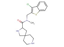 N-[(3-chloro-1-benzothien-2-yl)methyl]-N-methyl-2,8-diazaspiro[4.5]decane-3-carboxamide dihydrochloride