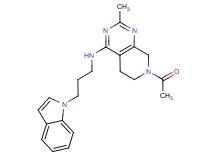 7-acetyl-N-[3-(1H-indol-1-yl)propyl]-2-methyl-5,6,7,8-tetrahydropyrido[3,4-d]pyrimidin-4-amine