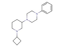 1-(1-cyclobutyl-3-piperidinyl)-4-phenylpiperazine