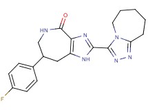 7-(4-fluorophenyl)-2-(6,7,8,9-tetrahydro-5H-[1,2,4]triazolo[4,3-a]azepin-3-yl)-5,6,7,8-tetrahydroimidazo[4,5-c]azepin-4(1H)-one