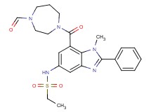 N-{7-[(4-formyl-1,4-diazepan-1-yl)carbonyl]-1-methyl-2-phenyl-1H-benzimidazol-5-yl}ethanesulfonamide