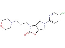 (3aS*,6aR*)-5-(5-chloropyridin-2-yl)-3-(3-morpholin-4-ylpropyl)hexahydro-2H-pyrrolo[3,4-d][1,3]oxazol-2-one