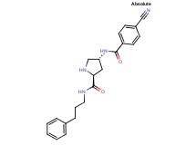 (2S,4R)-4-[(4-cyanobenzoyl)amino]-N-(3-phenylpropyl)pyrrolidine-2-carboxamide
