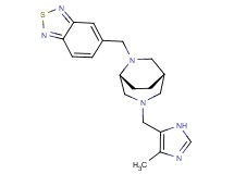 5-({(1S*,5R*)-3-[(4-methyl-1H-imidazol-5-yl)methyl]-3,6-diazabicyclo[3.2.2]non-6-yl}methyl)-2,1,3-benzothiadiazole
