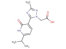 [5-(6-isopropyl-2-oxo-1,2-dihydropyridin-3-yl)-3-methyl-1H-1,2,4-triazol-1-yl]acetic acid