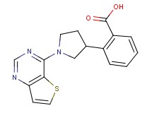 2-(1-thieno[3,2-d]pyrimidin-4-yl-3-pyrrolidinyl)benzoic acid
