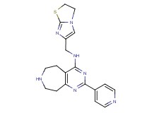 N-(2,3-dihydroimidazo[2,1-b][1,3]thiazol-6-ylmethyl)-2-pyridin-4-yl-6,7,8,9-tetrahydro-5H-pyrimido[4,5-d]azepin-4-amine