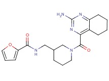 N-({1-[(2-amino-5,6,7,8-tetrahydroquinazolin-4-yl)carbonyl]piperidin-3-yl}methyl)-2-furamide