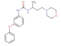 N-(1-methyl-3-morpholin-4-ylpropyl)-N'-(3-phenoxyphenyl)urea
