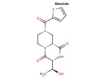 (3R,9aR)-3-[(1S)-1-hydroxyethyl]-8-(2-thienylcarbonyl)tetrahydro-2H-pyrazino[1,2-a]pyrazine-1,4(3H,6H)-dione