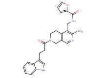 N-({7-[3-(1H-indol-3-yl)propanoyl]-3-methyl-5,6,7,8-tetrahydro-2,7-naphthyridin-4-yl}methyl)-2-furamide