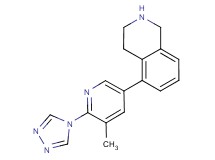 5-[5-methyl-6-(4H-1,2,4-triazol-4-yl)pyridin-3-yl]-1,2,3,4-tetrahydroisoquinoline