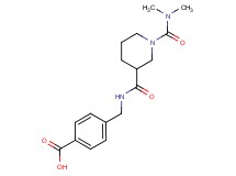 4-{[({1-[(dimethylamino)carbonyl]-3-piperidinyl}carbonyl)amino]methyl}benzoic acid