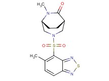 (1S*,5R*)-6-methyl-3-[(5-methyl-2,1,3-benzothiadiazol-4-yl)sulfonyl]-3,6-diazabicyclo[3.2.2]nonan-7-one