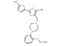 1-(2-ethoxyphenyl)-4-{[5-methyl-2-(5-methyl-2-thienyl)-1,3-oxazol-4-yl]methyl}piperazine