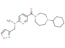 5-[(4-cyclohexyl-1,4-diazepan-1-yl)carbonyl]-N-(3-isoxazolylmethyl)-N-methyl-2-pyridinamine