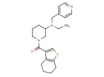 N-ethyl-N-(4-pyridinylmethyl)-1-(4,5,6,7-tetrahydro-1-benzothien-3-ylcarbonyl)-3-piperidinamine