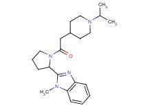 2-{1-[(1-isopropyl-4-piperidinyl)acetyl]-2-pyrrolidinyl}-1-methyl-1H-benzimidazole