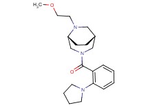 (1R*,5R*)-6-(2-methoxyethyl)-3-[2-(1-pyrrolidinyl)benzoyl]-3,6-diazabicyclo[3.2.2]nonane