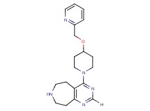 4-[4-(2-pyridinylmethoxy)-1-piperidinyl]-6,7,8,9-tetrahydro-5H-pyrimido[4,5-d]azepine dihydrochloride