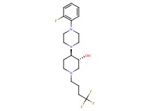 (3R*,4R*)-4-[4-(2-fluorophenyl)-1-piperazinyl]-1-(4,4,4-trifluorobutyl)-3-piperidinol