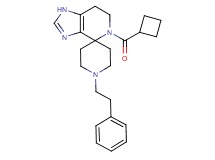 5-(cyclobutylcarbonyl)-1'-(2-phenylethyl)-1,5,6,7-tetrahydrospiro[imidazo[4,5-c]pyridine-4,4'-piperidine]