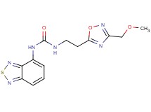N-2,1,3-benzothiadiazol-4-yl-N'-{2-[3-(methoxymethyl)-1,2,4-oxadiazol-5-yl]ethyl}urea