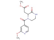 methyl [1-(2-methoxyisonicotinoyl)-3-oxopiperazin-2-yl]acetate